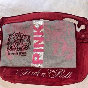 VINTAGE Victoria Secret large messenger bag!